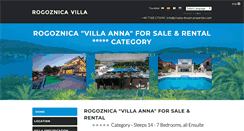 Desktop Screenshot of croatia-dream-properties.com