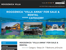 Tablet Screenshot of croatia-dream-properties.com